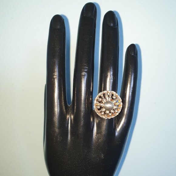 Vintage 1960s Atomic Burst Brutalist Ring by Alpo Kustaa Tammi, Finland - Picture 7 of 14